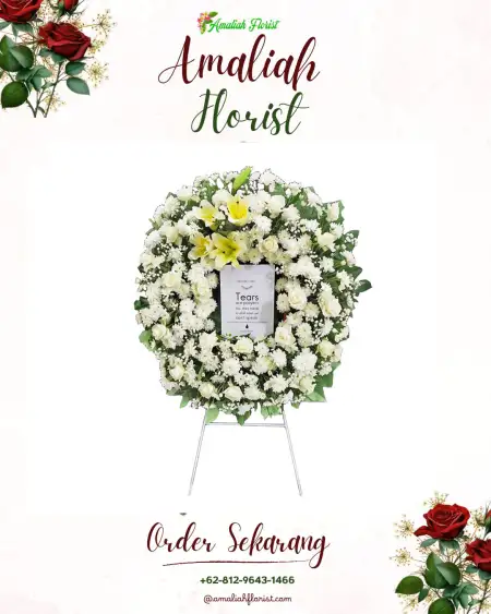 Krans Bunga Duka Sidomlangean