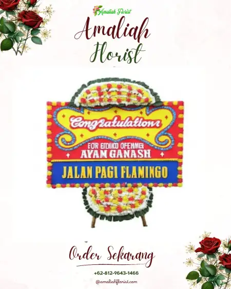 Sewa Papan Bunga Sidomlangean